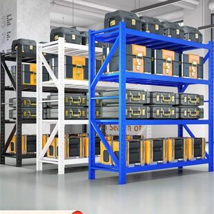 中伟货架置物架仓库重型储物展示多层仓储家用中型组合展示铁架子