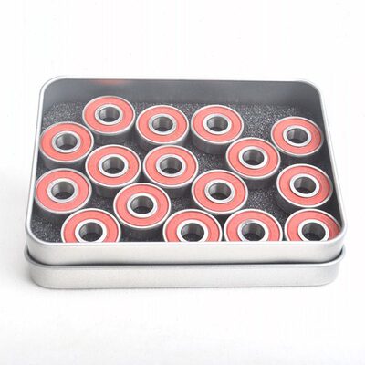 608Z盒装-9红轴-9银轴ABEC-9静音续航轴承16pc装