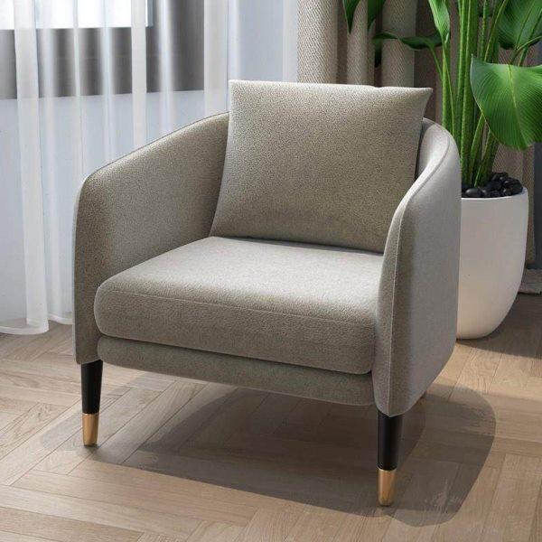 北欧轻奢简约售楼处酒店单人沙发椅接待洽谈商务宾馆客厅会客沙发,商业/办公家具,商用休闲沙发,淘宝优惠券,粉丝福利购,淘宝优惠卷