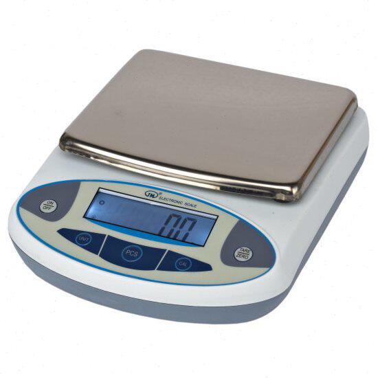 纪铭充电式电子天平2kg/3kg/5kg/0.01g/0.1g精准实验室克秤RS232