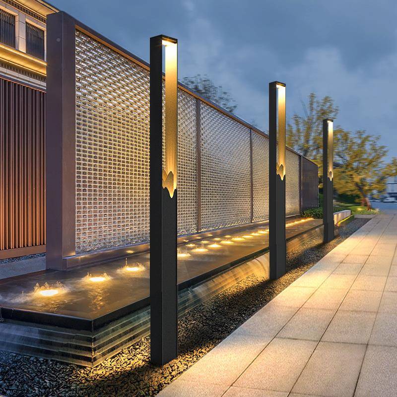 新中灯式院灯庭太阳能草坪灯户外防水草埋地别墅中式禅意落地景观