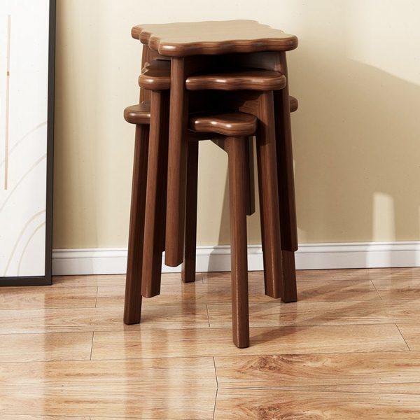 实木凳子家用可叠放板凳方凳木凳子中古凳子餐凳圆凳椅子木头凳,住宅家具,矮凳,淘宝优惠券,粉丝福利购,淘宝优惠卷