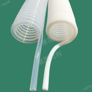 定制加工铁氟龙弹簧管 特氟龙可伸缩PFA管 PTFE透明软管FEP四氟管