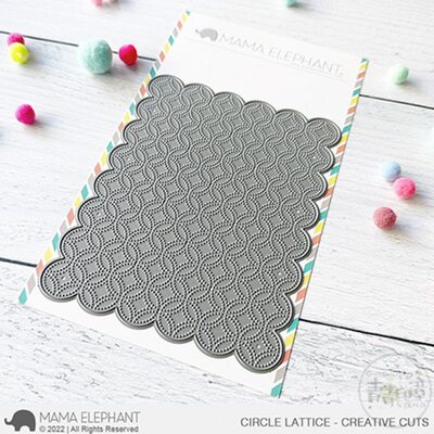 Mama Elephant 圆格点阵图案 Circle Lattice 进口切模