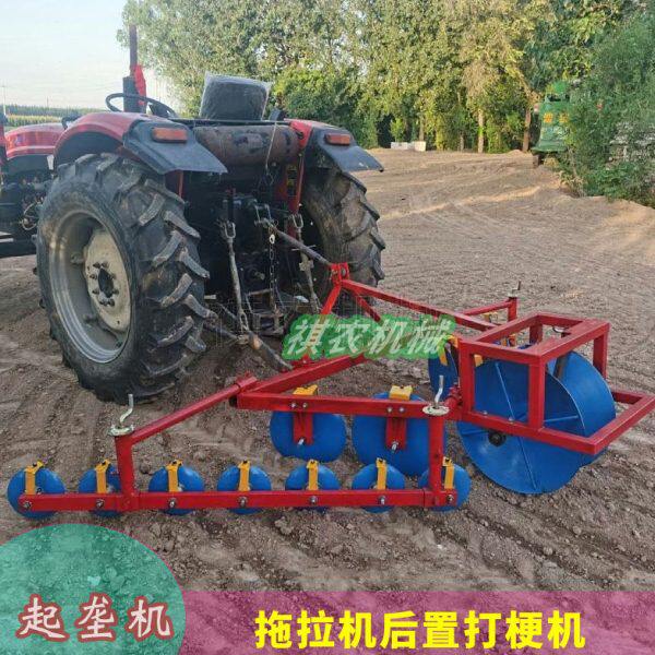 小麦筑梗机打梗机农用起垄平地机四轮拖拉机带多功能圆盘扶垄器
