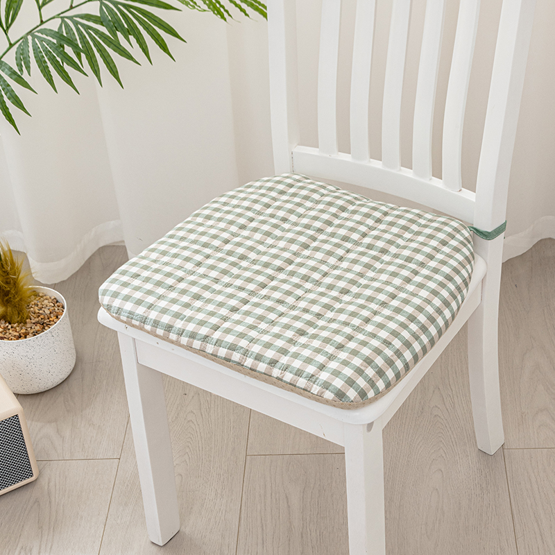 四季通用水洗f棉坐垫现代简约椅子垫屁垫马蹄形餐椅垫久坐不累防