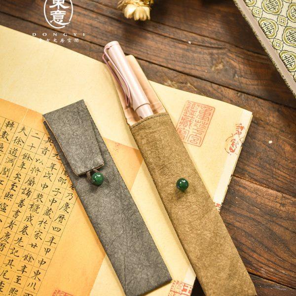 东意文房炒色棉麻布艺钢笔袋防刮便携文艺简约钢笔保护笔套收纳袋,文具电教/文化用品/商务用品,笔袋,淘宝优惠券,粉丝福利购,淘宝优惠卷