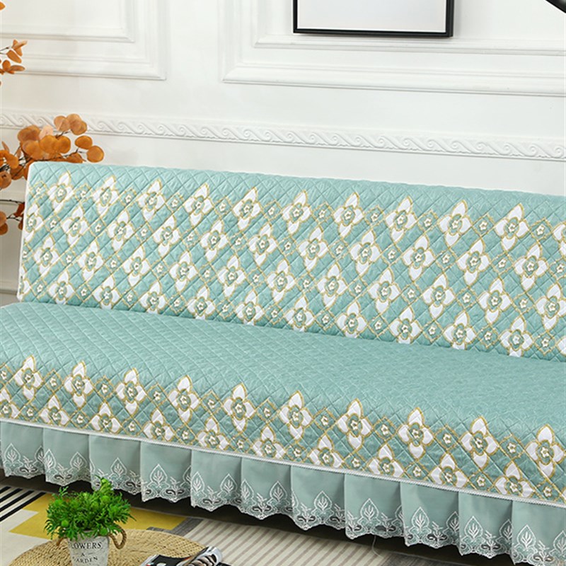 折叠沙发套沙g发垫套无扶手简易沙发床单两用防滑四季通用全套