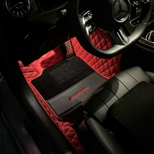 适用于奔驰amg glc63 glc43全包围glcc63s amg内饰Coupe轿跑脚垫