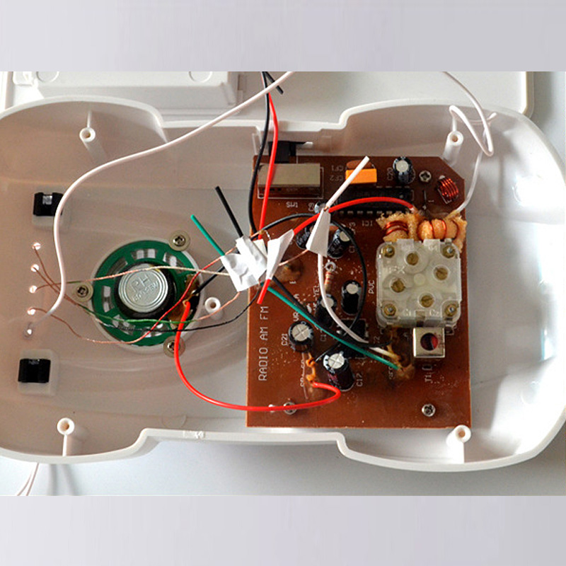 组装自制收音机MFM调频广播制作零件包中小学儿童无线电学习