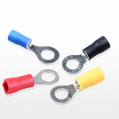 RV3.5-4冷压接线端子冷压端子头铜鼻子铜接头绝缘端子o型端子圆形