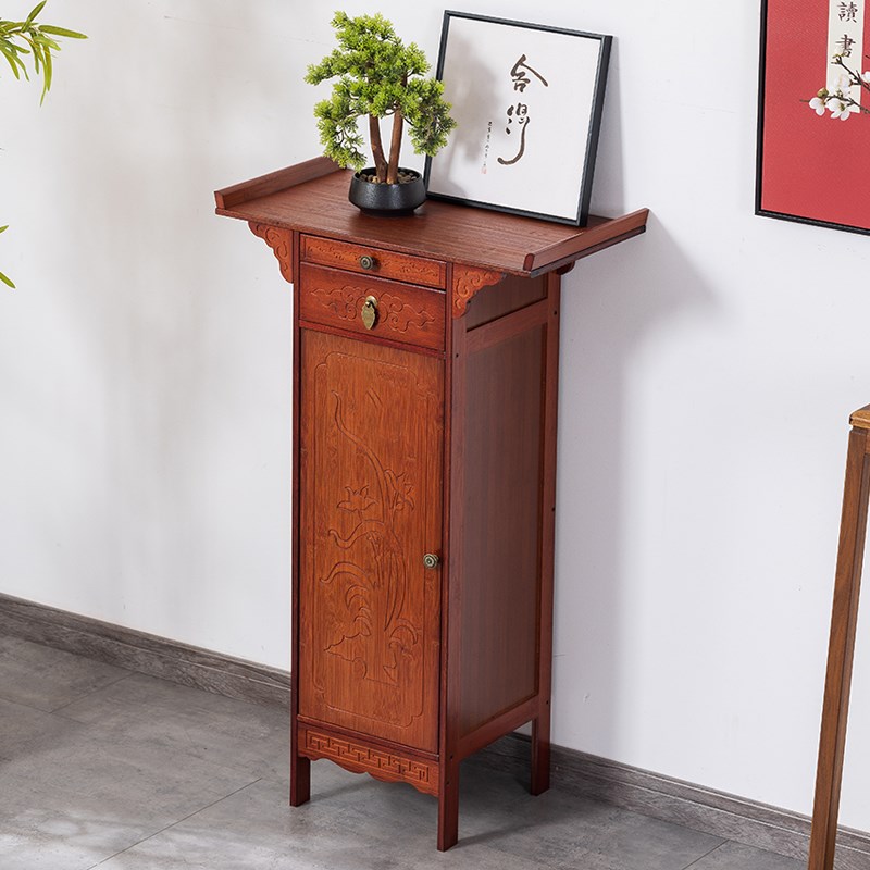 玄关柜供桌香案佛台超窄复古玄关桌入户门厅端景台贡品桌长条桌柜