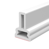 硅胶弯曲挡水条浴室磁性防水条阻水房隔水自粘地面挡