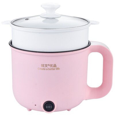 小功率学生宿舍寝室插电不粘锅迷你电煮锅小锅小型煎炒煮两用煮面