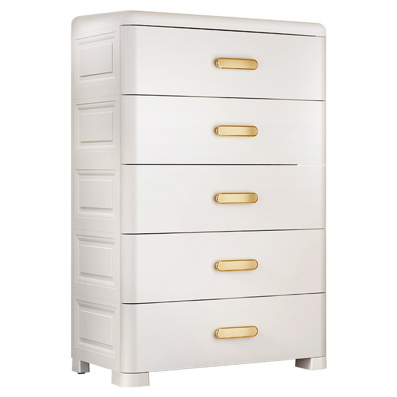 欧式45-70宽度抽屉式收纳柜款纯白储物柜客厅整理柜卧室床头柜子