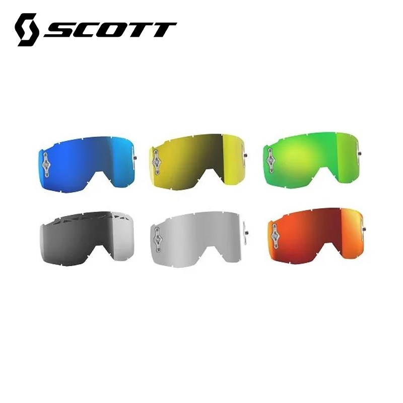 瑞士SCOTT越野摩托车风镜OTG近视款护目镜替换镜片修补防雾原厂片