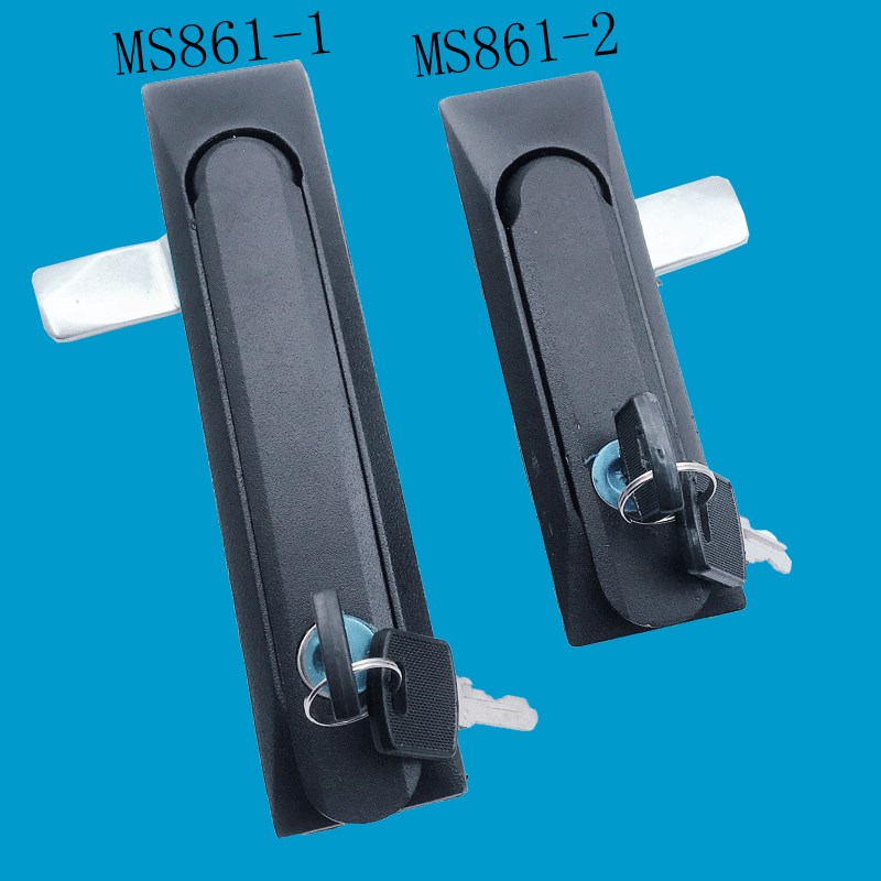 海坦新款MS861-1-2平面锁配电箱开关控制柜锁工业防尘防水锁