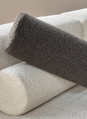 HITHO ledge 靠枕 圆柱形抱枕沙发腰枕头枕艺术咖啡织物