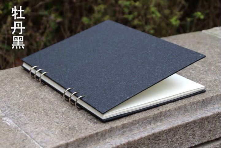 网格创意文具韩国加厚线圈空白硬壳方格本道林纸活页方格笔记版