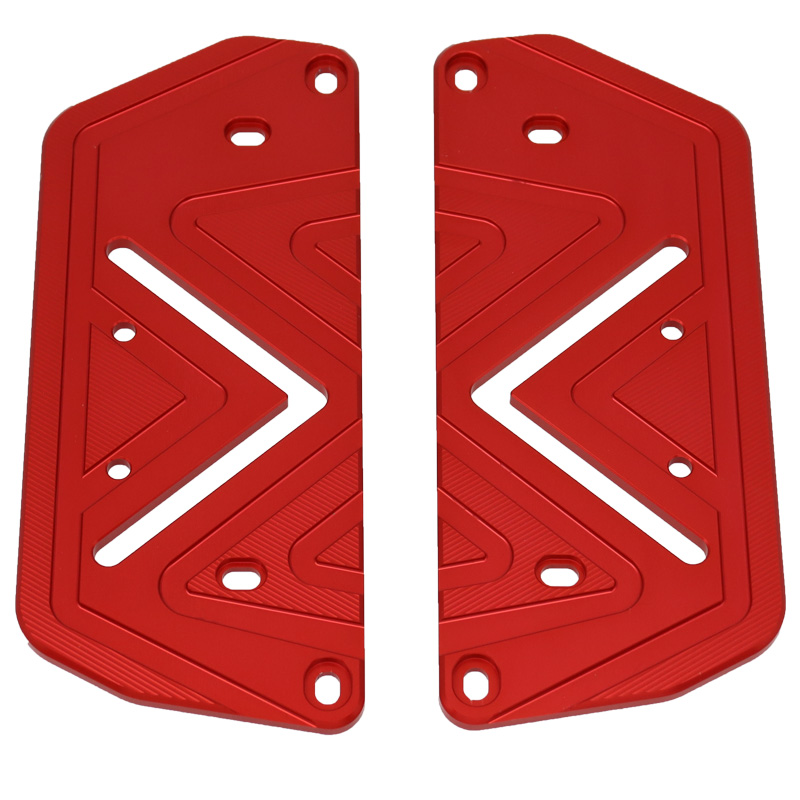 适用于深远009后脚踏板电动车007前脚踏板铝合金改装配件A7搁脚板