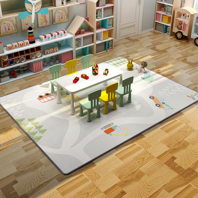 暖季石墨烯电热地毯客厅家用地暖垫卧室加热垫儿童卡通发热爬爬垫