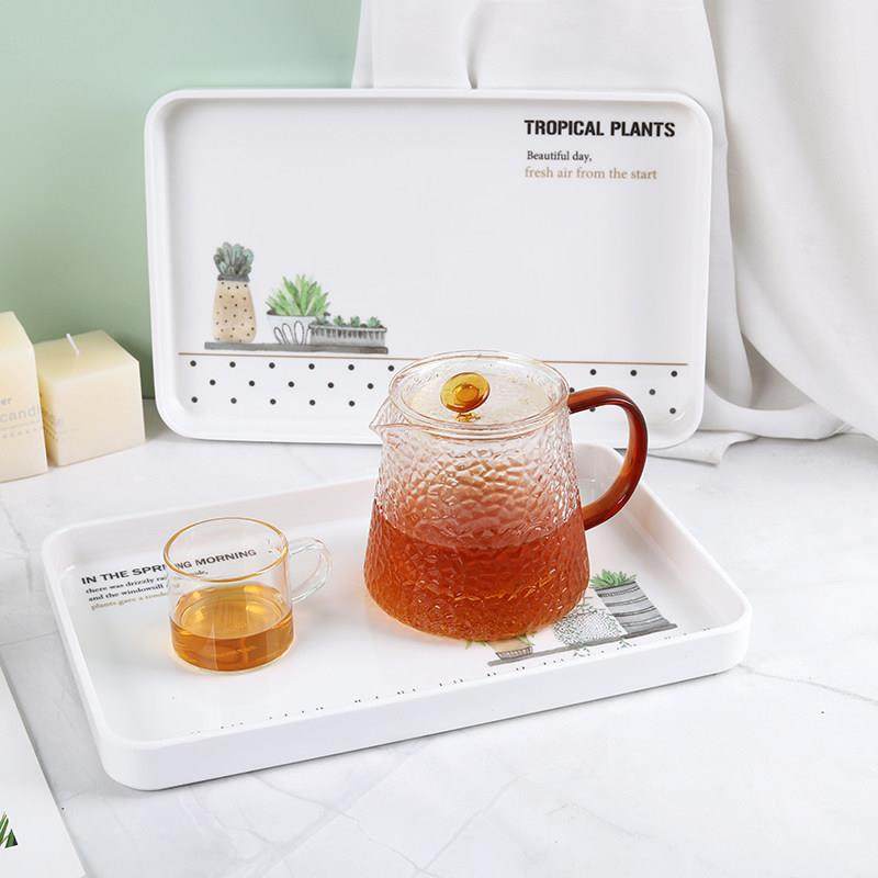 网红ins风家用客厅长方形托盘杯盘放茶杯水杯茶盘糖果收纳放香薰,餐饮具,盘,淘宝优惠券,粉丝福利购,淘宝优惠卷