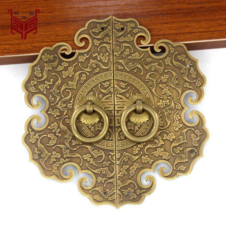 中式仿古拉手新中式柜门拉手铜拉手橱柜鞋柜全铜把手柜门复古把手,基础建材,小拉手,淘宝优惠券,粉丝福利购,淘宝优惠卷