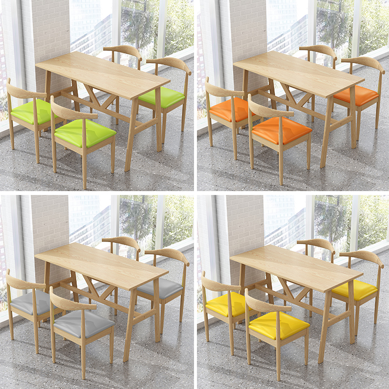 定制小吃面馆烧烤早餐餐饮快餐桌椅奶茶甜品店餐厅桌子商用