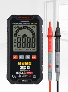 HABOTEST/华博HT125A+/B+数字万用表智能自动量程防烧袖珍万能表