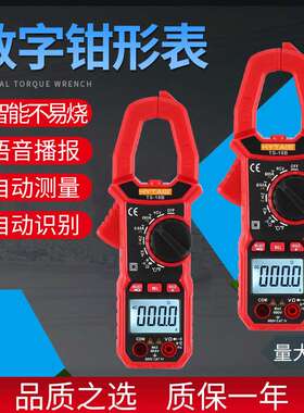 泰圣钳形万用表ts18a/18b/18c/18d/18e手持多功能勾表 数字钳形表