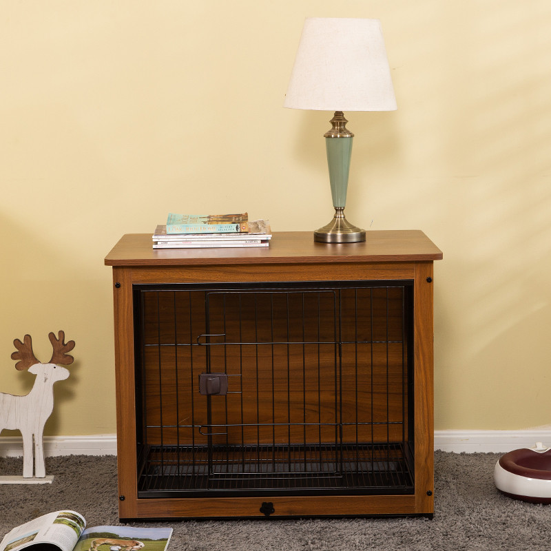 木质宠物狗笼室内狗别墅中小型犬狗狗围栏栅栏家用狗床猫兔笼子