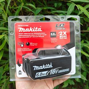 牧田Makita原装 6.0Ah进口锂电池电动电钻五金扳手 BL1860B 18V
