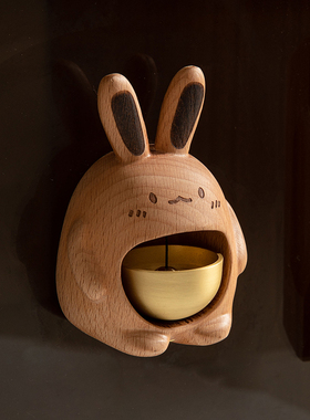 兔子门铃乔迁新居礼品开业搬家暖房礼物入户门装饰玄关客厅小摆件