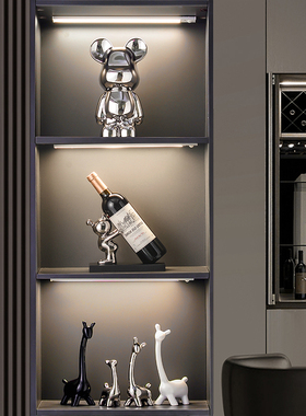 轻奢高档一家四口小鹿摆件高端大气客厅电视酒柜高级感家居装饰品