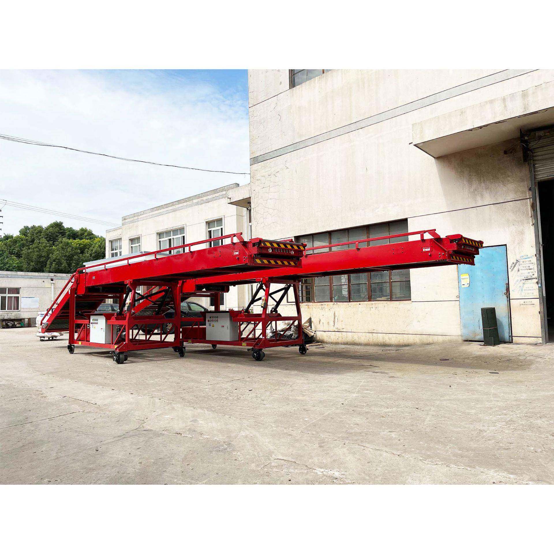 集装箱装车输送机伸入车厢8.8m布卷纸箱快递高效装卸LC-M2C-9