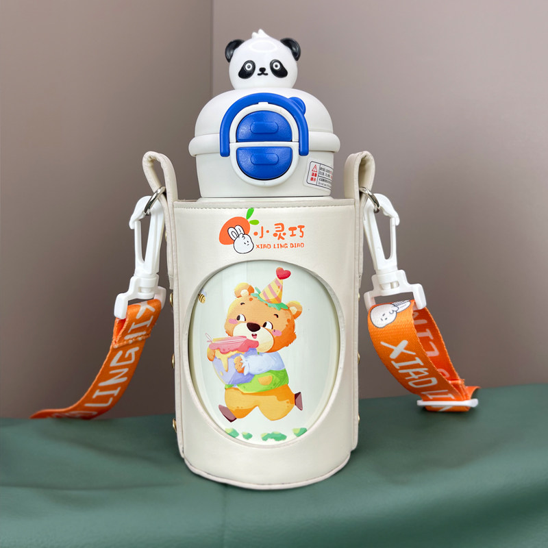 小灵巧小熊2025新款水杯儿童保温杯幼儿园1到3岁男女孩夏四季保冷