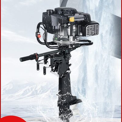 二四冲程宗申船外机推进器船用发动机马达螺旋桨电动汽油船挂浆机