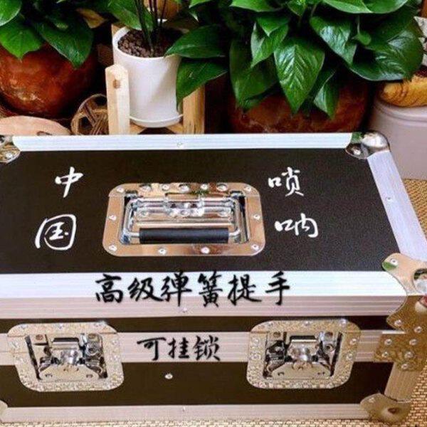 高档唢呐箱子包邮铝合金唢呐箱子唢呐箱包航空箱专业唢呐箱功放