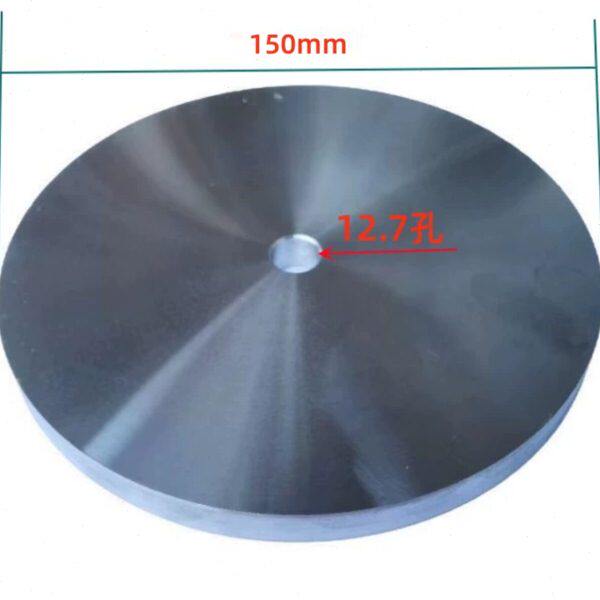 宝石抛光盘 锡盘铅盘6寸150mm 12.7孔宝石角度打磨铅锡合金抛光盘