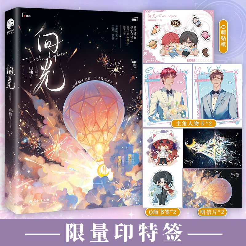 限量印特签；向光·完结篇（黑马作者山柚子人气佳作，“电竞四子”之红发沈迟重磅登场！电竞少年沈迟×腹黑学者严雪宵。）