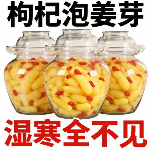 新鲜枸杞泡姜芽新鲜嫩姜芽酸甜