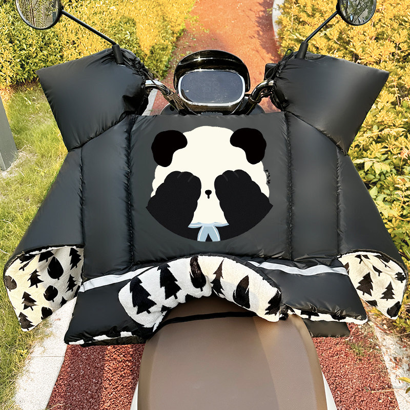 挡风被电动车2023款冬季加绒加厚电动机车通用防风罩防寒