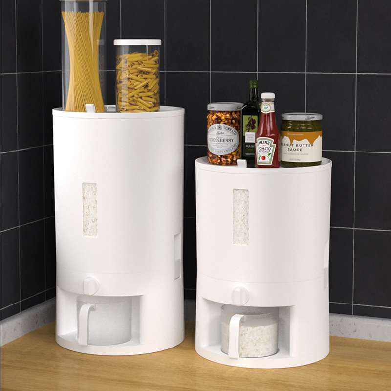 米桶防虫防潮密封家用20斤10斤装储米箱子加厚小号10KG米缸收纳盒