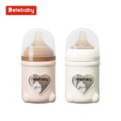 新生婴儿防胀气奶瓶玻璃喝奶喝水防呛小初生宝宝0到3 6个月仿母乳