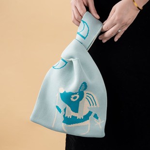 国家大剧院 阿依达纪念款文创包手腕包针织袋零钱包送女生日礼物