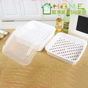 大号方形微波炉专用蒸笼塑料饭盒蒸锅蒸米饭煲保鲜盒加热蒸盒包邮