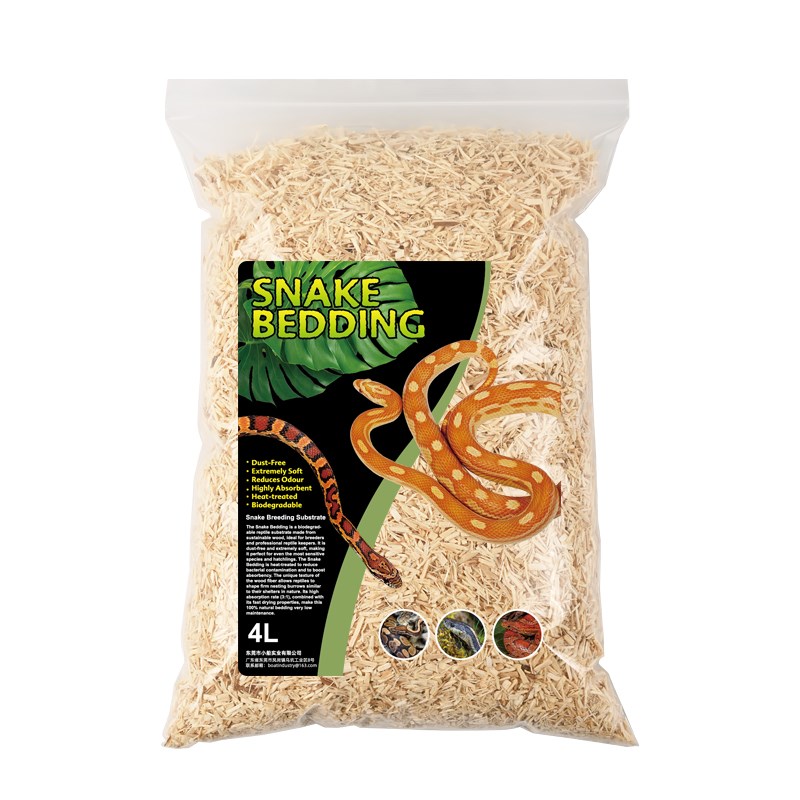 爬宠蛇专用除臭垫材白杨木屑家养宠物米蛇饲养箱垫材颗粒爬虫垫料