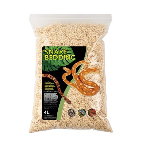 爬宠蛇专用除臭垫材白杨木屑家养宠物米蛇饲养箱垫材颗粒爬虫垫料