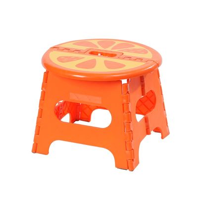 折叠小圆凳加厚塑料凳子卡通创意便携式矮凳户外家用板凳儿童坐椅