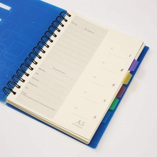 笔记本分类分层 多功能分隔页索引带有标签的记账本子活页记事本